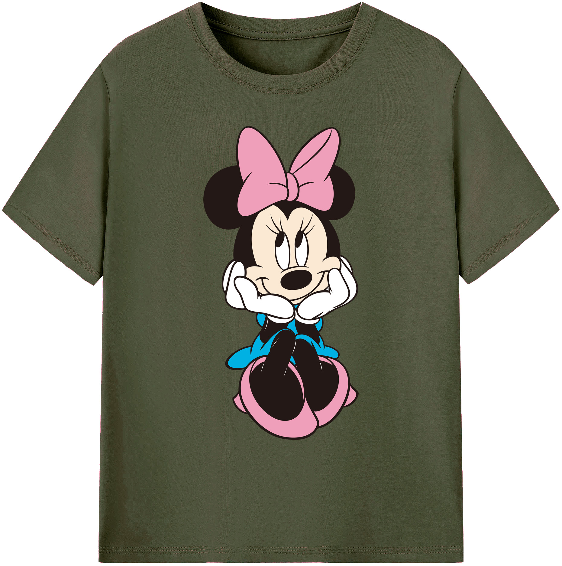 ミッキーマウス Mickey Mouse 綿100％ メンズ半袖Tシャツ｜肌触りやわらか＆通気性